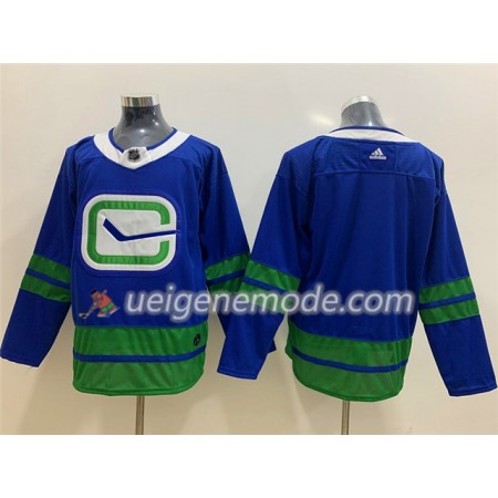 Herren Eishockey Vancouver Canucks Trikot Alternate Adidas 2019-2020 Blau Authentic